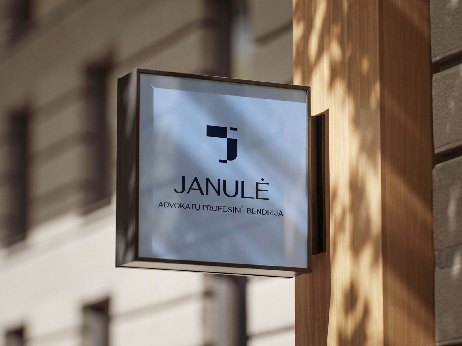 Advokatų kontoros logotipas Janulė ir partneriai